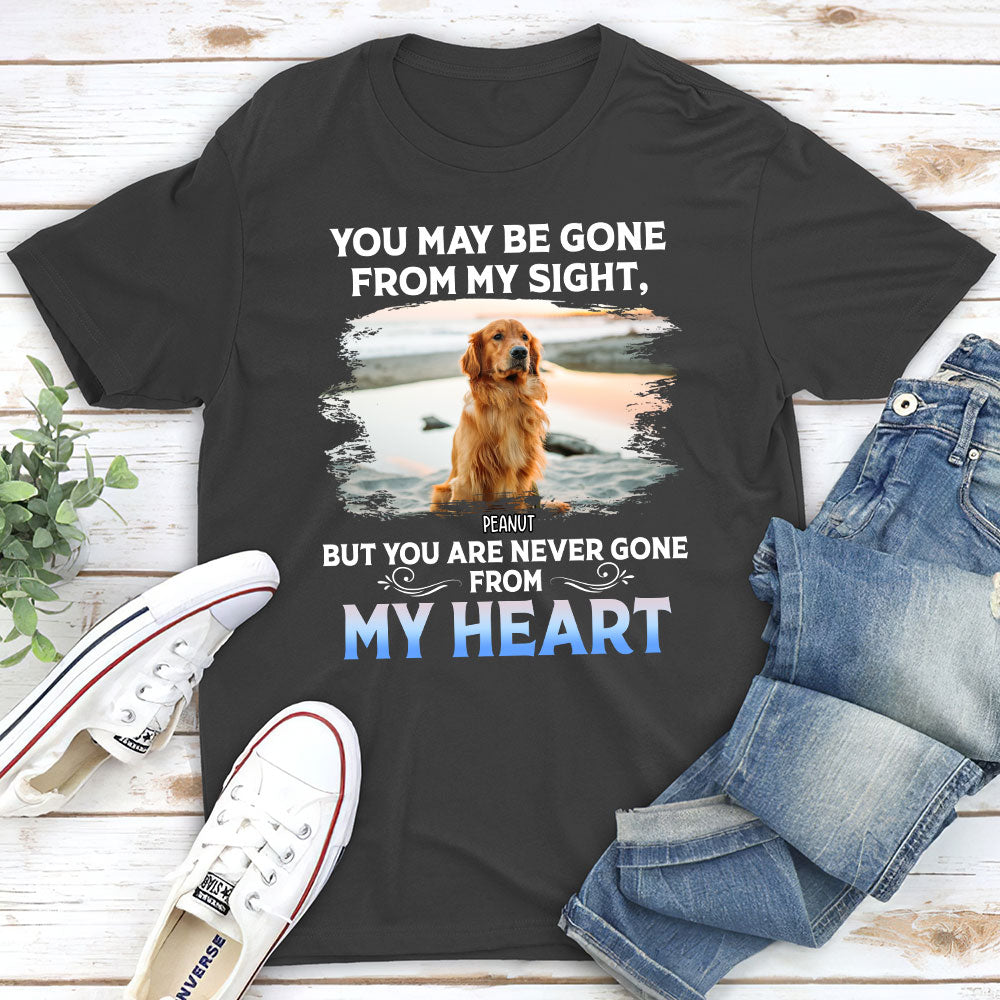 Forever in Heart - Personalized Unisex Pet Lover T-shirt