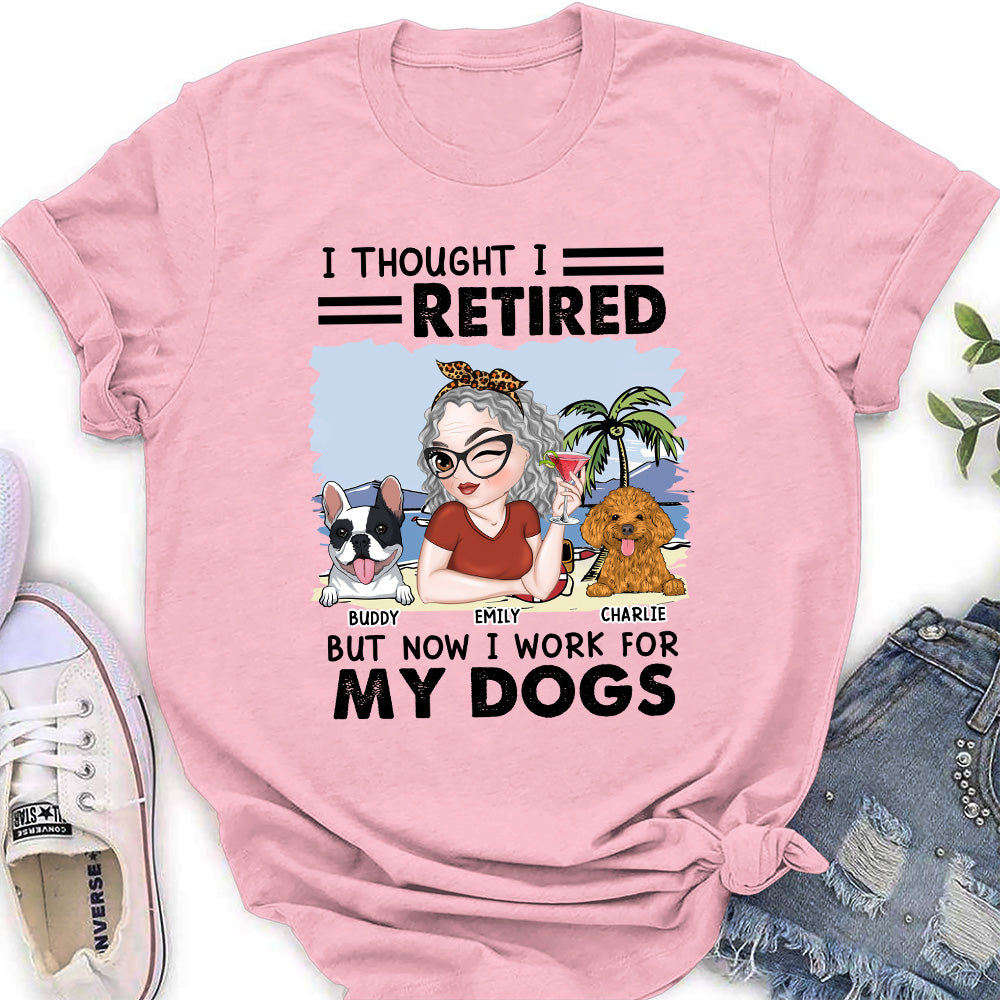 Customizable Personalized Women's T-Shirt for Dog Lovers