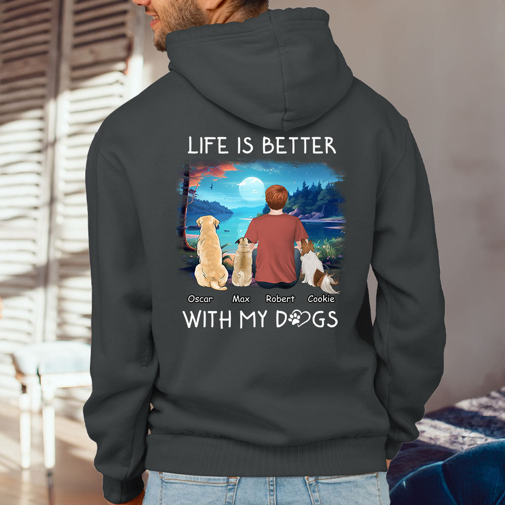 Better With Pets - Customizable Personalized Pet Lover's Hoodie