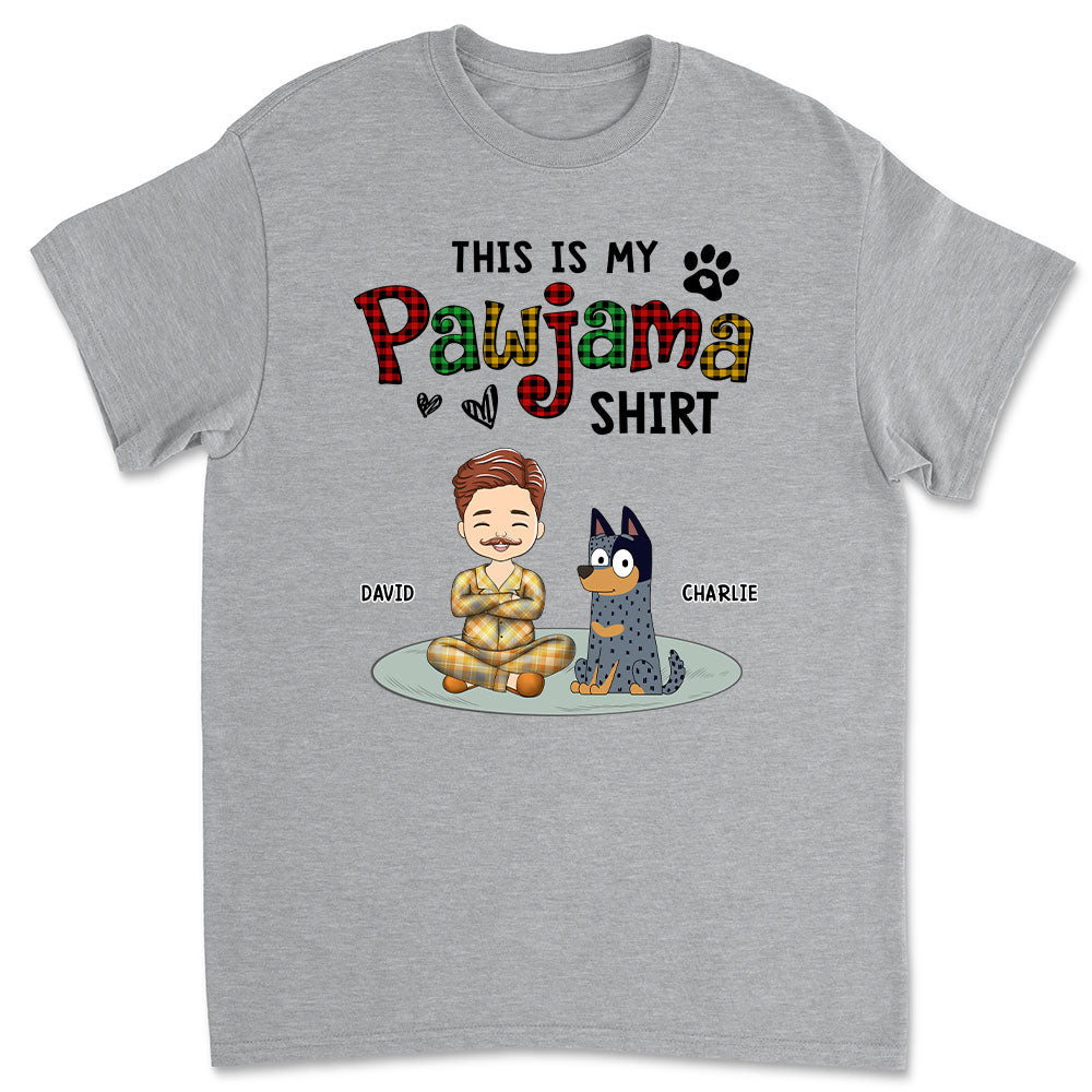 Personalized Pawjama Unisex T-Shirt - Version 3 for Pet Lovers