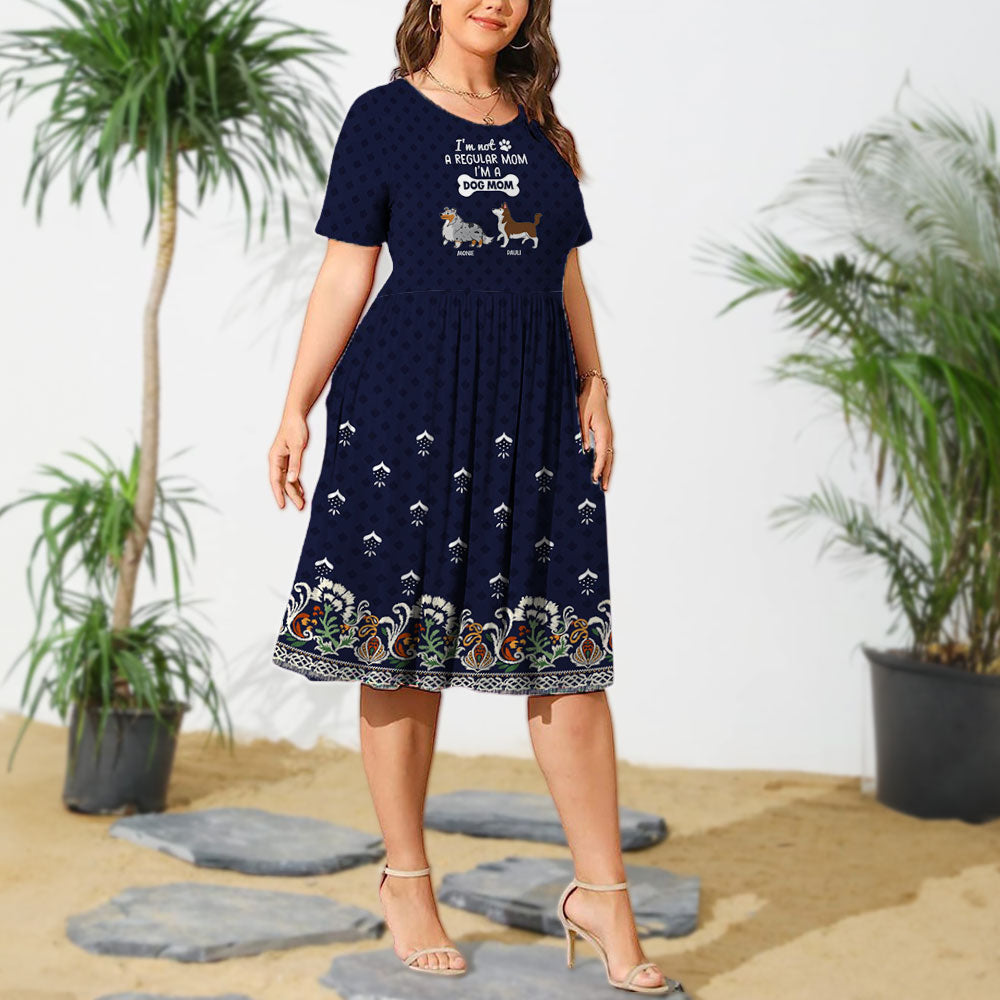 Personalized Custom Casual Dress for Dog Moms