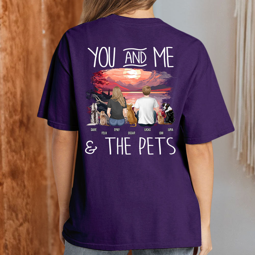 You Me Dogs - Customizable Personalized Unisex Pet Lover T-shirt