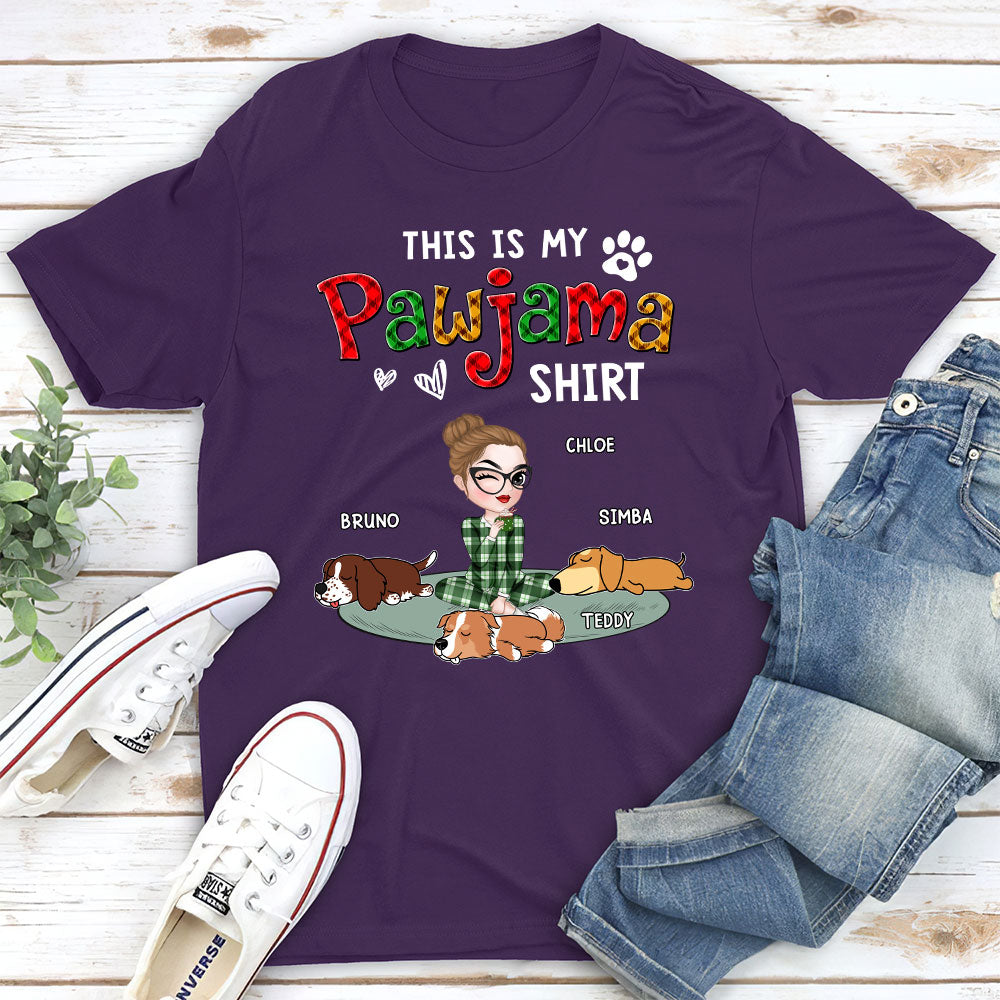 Pawjama Shirt Version 3 - Customizable Unisex Personalized T-Shirt for Pet Lovers