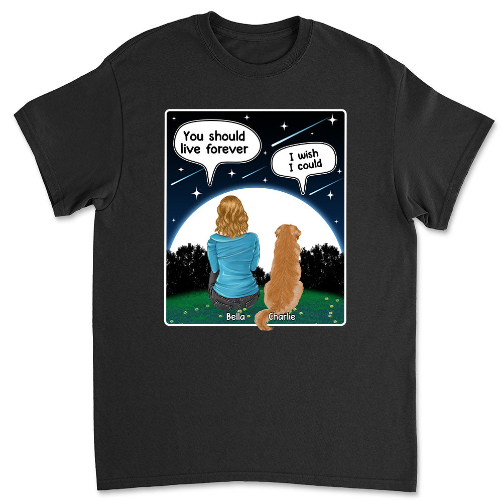 I Wish - Customizable Unisex Personalized Pet Lover T-shirt