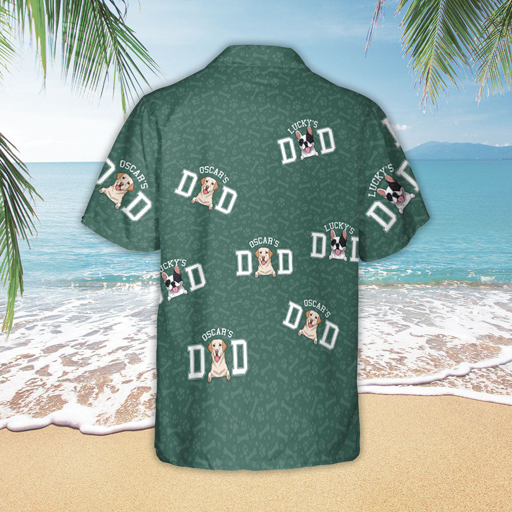 Summer Personalized Custom Hawaiian Shirt for Dog Dads - Unique Pet Lover's Gift