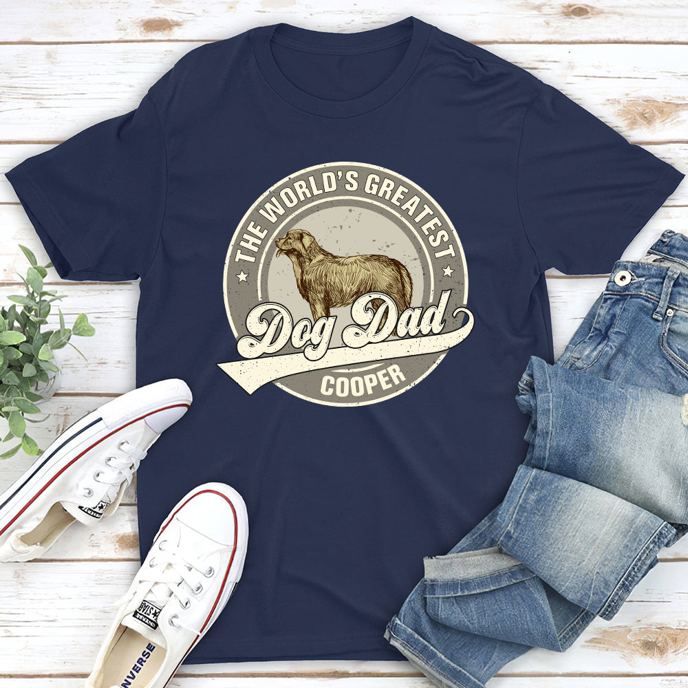 The Ultimate Personalized Unisex T-shirt for the Best Dads and Pet Lovers
