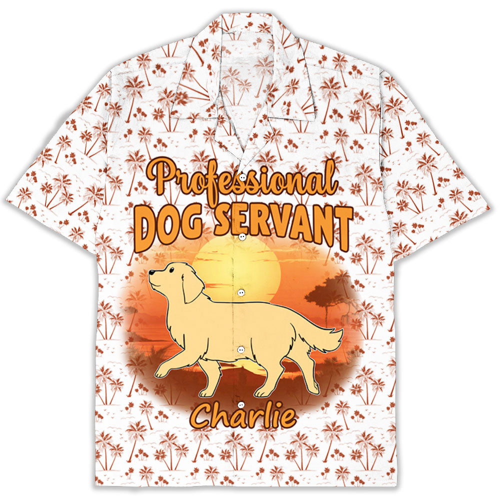 Customizable Tropical Pet Lover's Hawaiian Shirt
