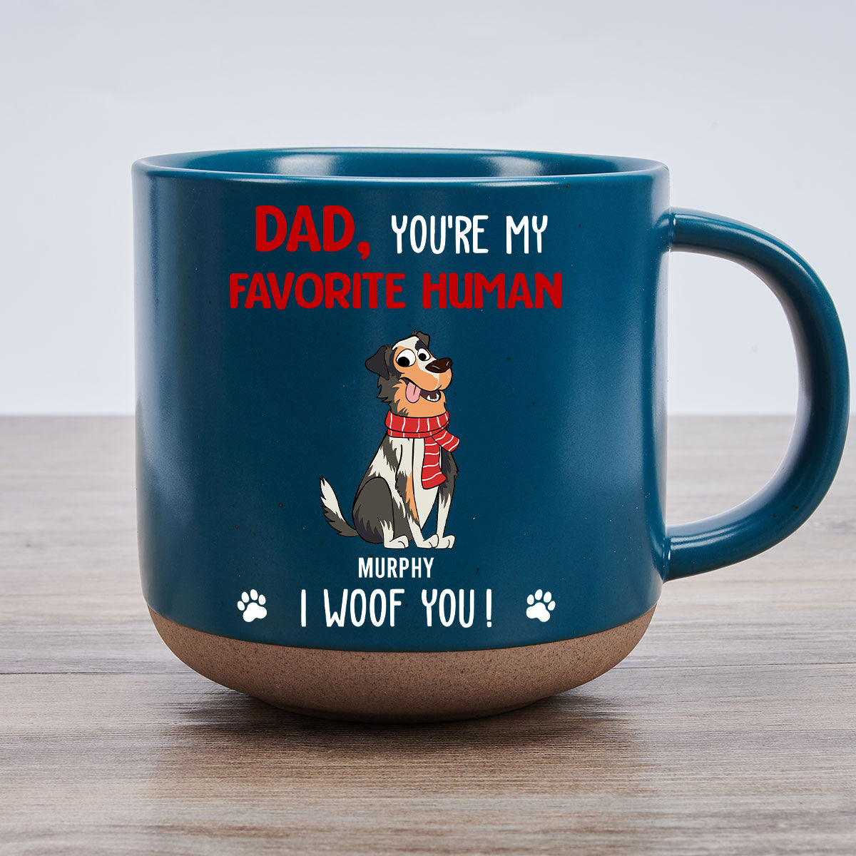 Personalized Custom 'You Are My Favorite Human' Pottery Mug - Ideal Gift for Loved Ones