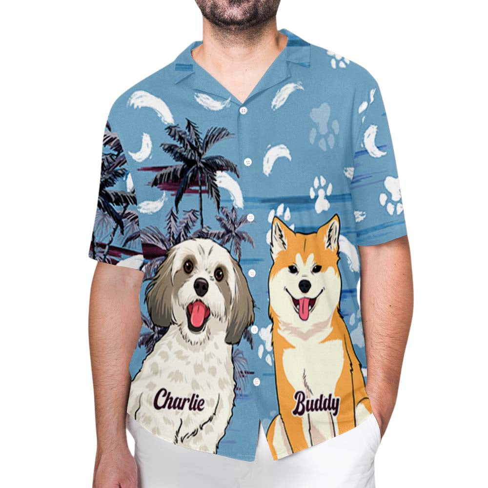 Customizable Summer Hawaiian Shirt for Pet Lovers