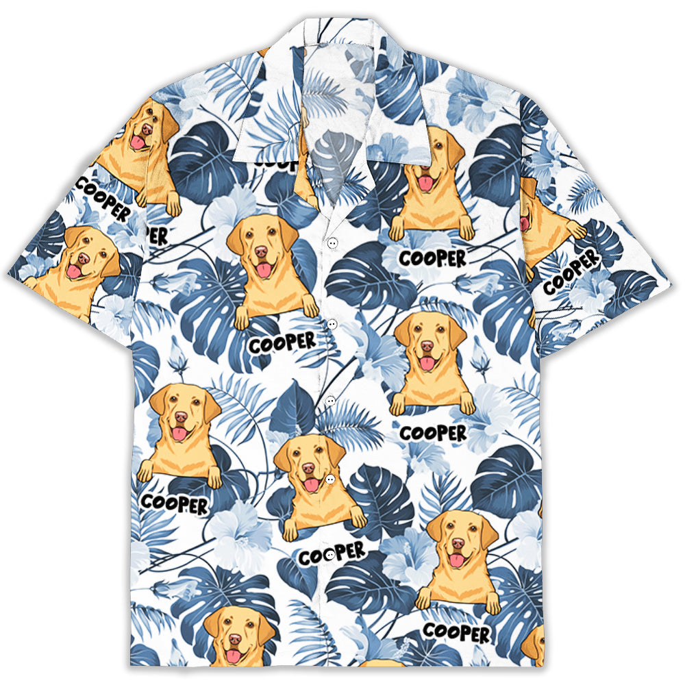 Customizable Summer Hawaiian Shirt Featuring Your Beloved Dog