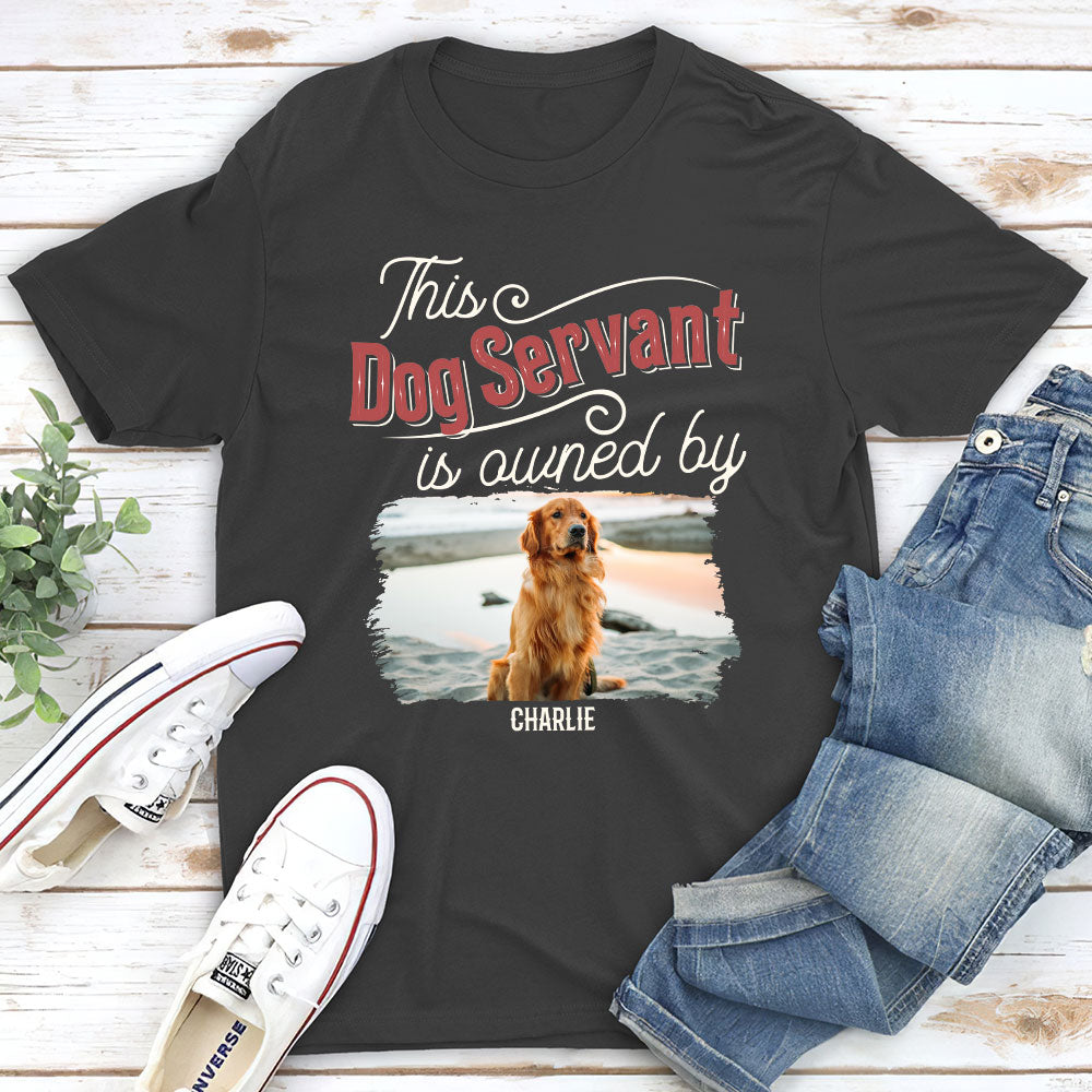 This Dog Servant - Customizable Unisex Personalized T-shirt for Pet Lovers
