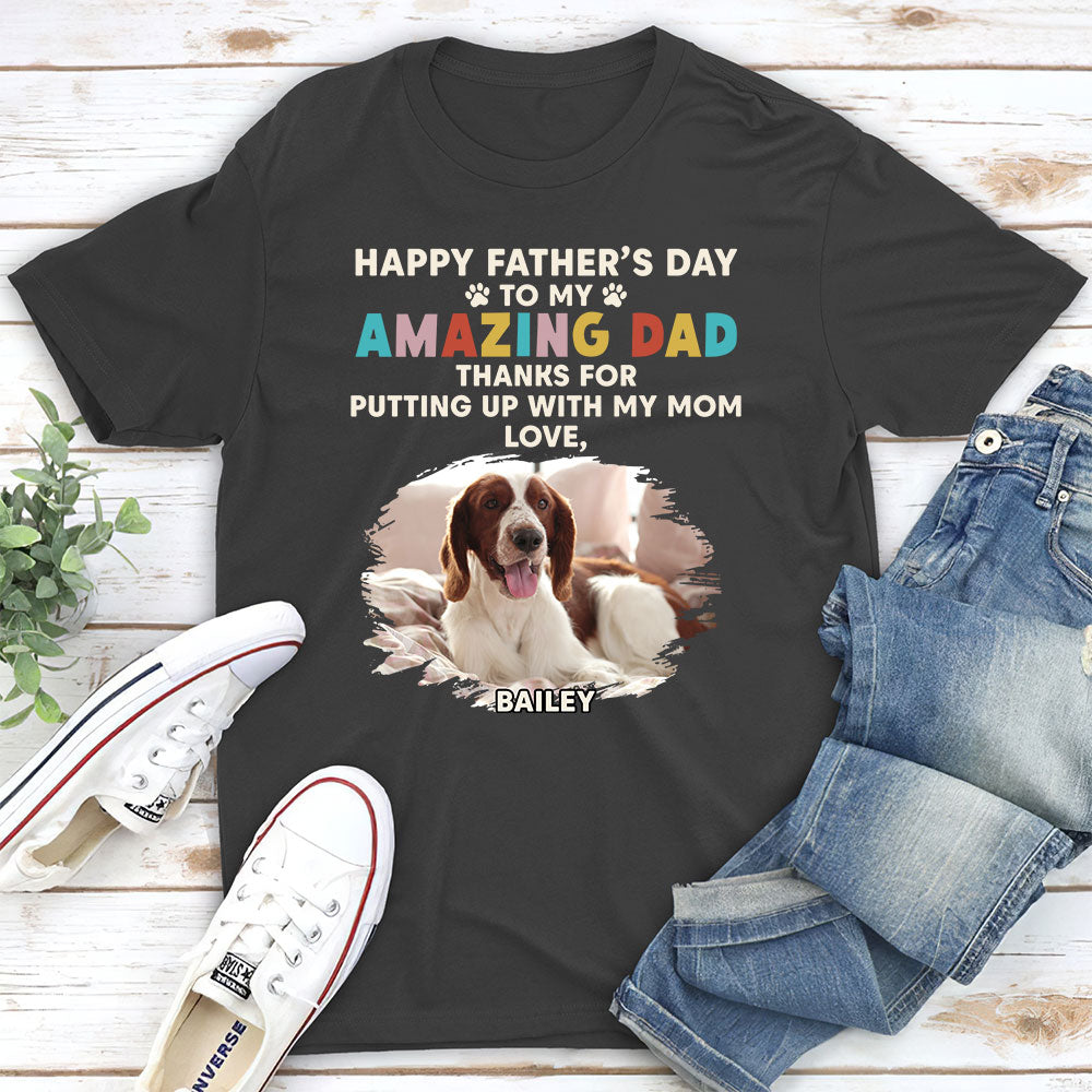 Customizable Unisex T-shirt - The Ideal Gift for Pet Lovers and Dads