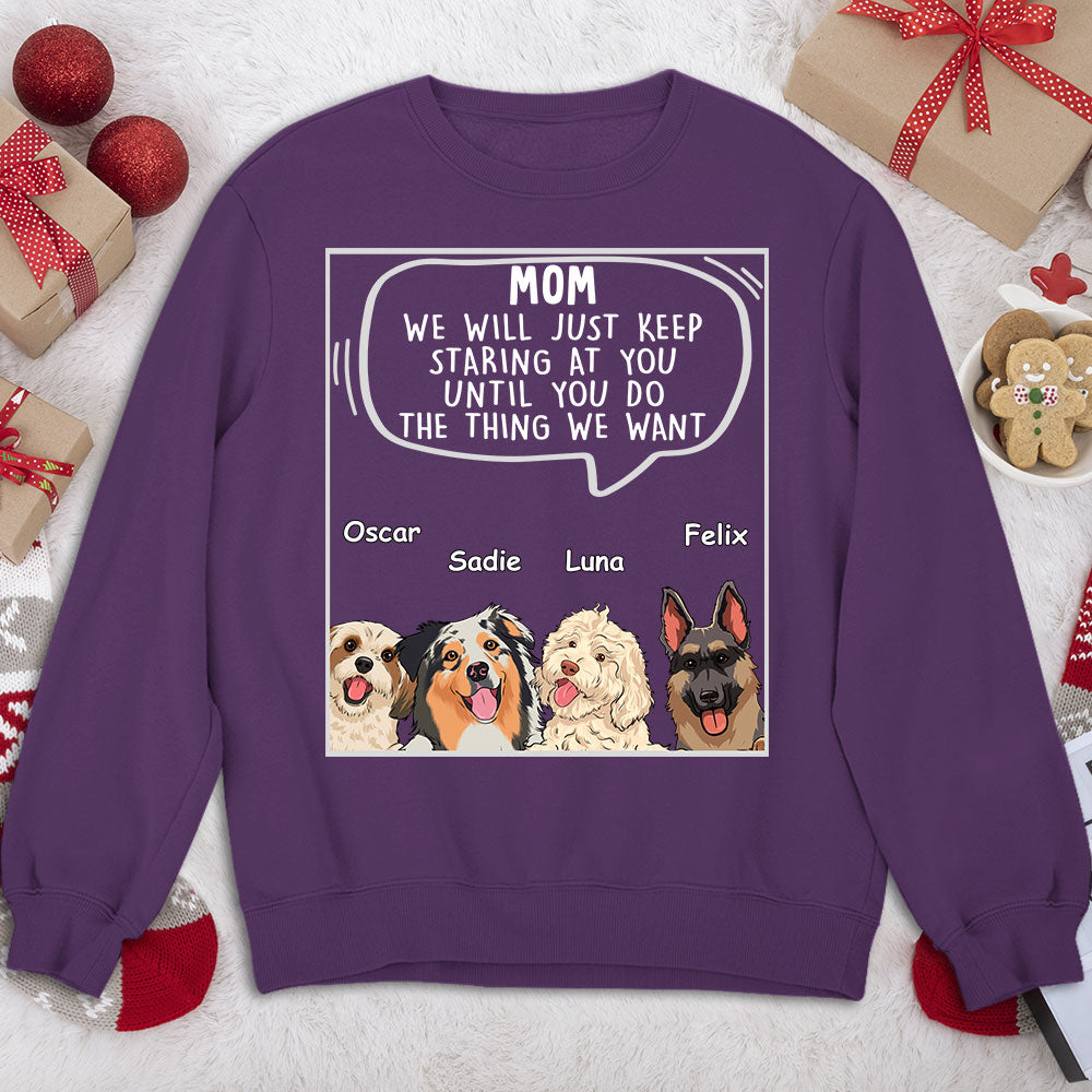 Dogs Will Just 2 - Customizable Personalized Sweatshirt for Pet Lovers
