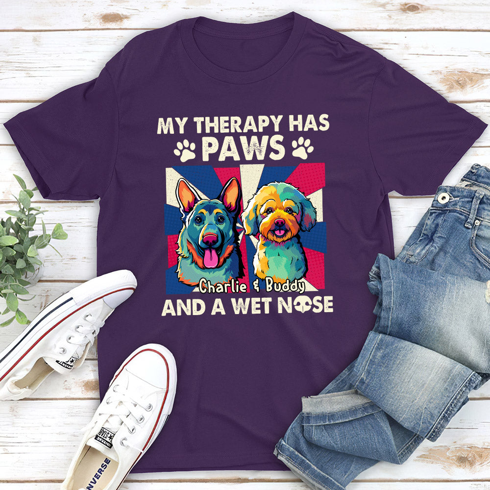 Pop Art Therapy: Personalized Unisex Pet Lover T - shirt