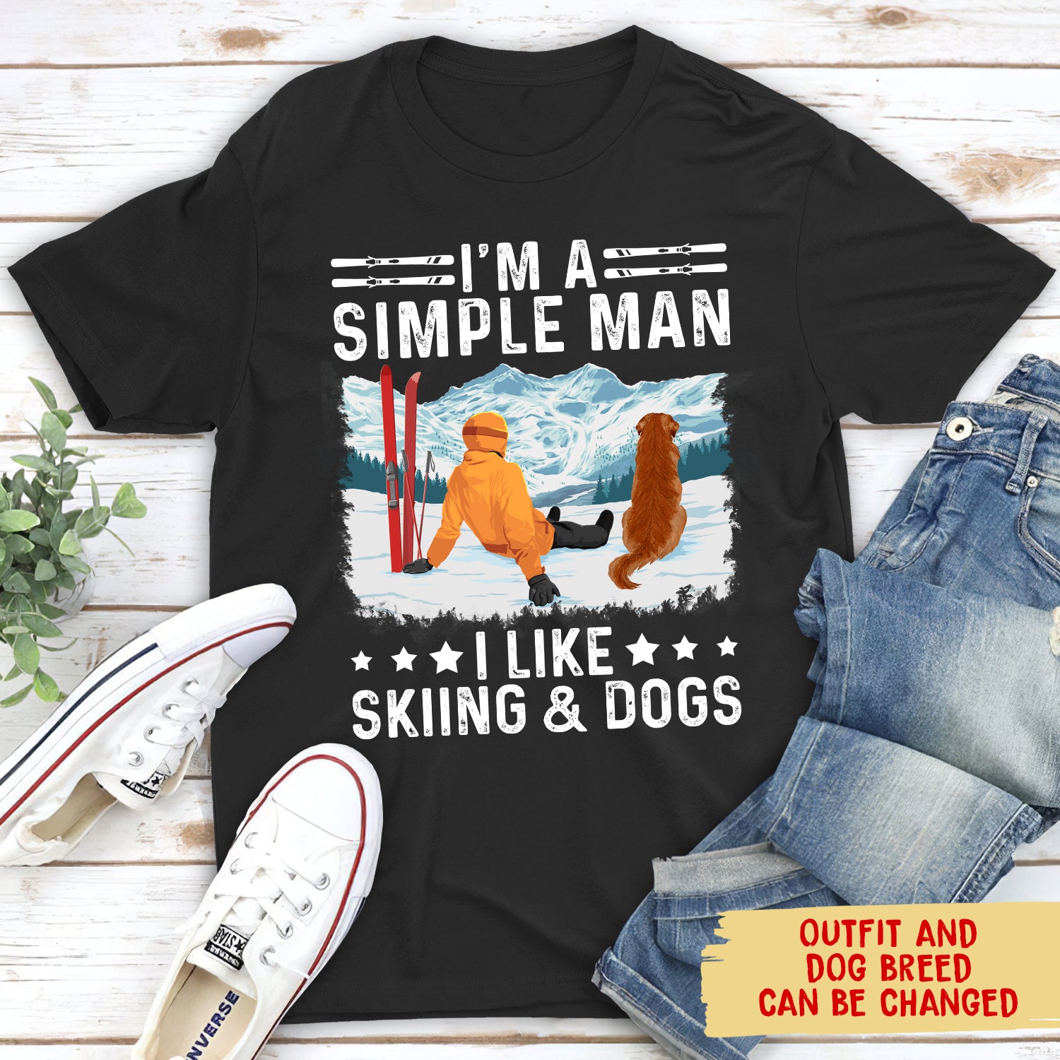 Personalized Custom Unisex 'I'm A Simple Man' T-shirt - Ideal Gift for Pet Lovers