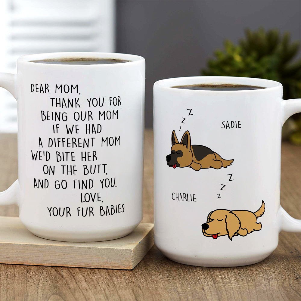 Personalized Custom Coffee Mug - Ideal Gift for Dog Moms and Dads
