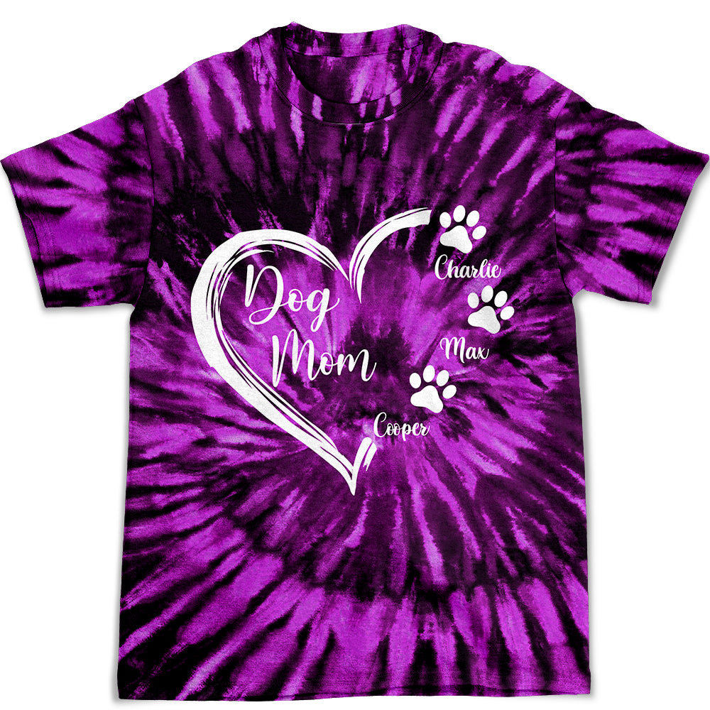 Personalized Dog Mom Heart All-over-print T-shirt - Ideal Gift
