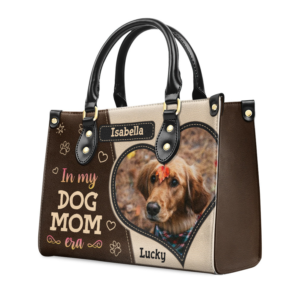 Dog Mom Era - Exclusively Personalized Custom Leather Handbag
