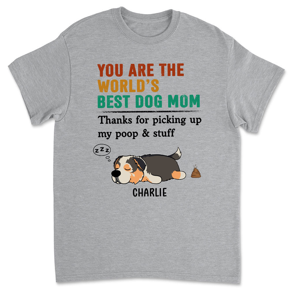 Personalized Custom Unisex 'Mom Ate And Left No Crumbs' T-shirt - Ideal Gift for Pet Lovers