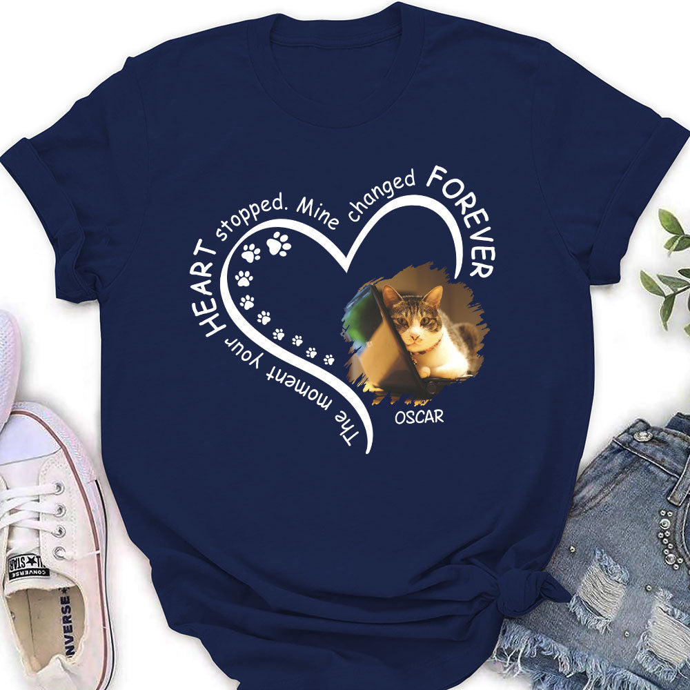 My Heart Changed Forever 2 - Customizable Personalized Women's Pet Lover T-shirt