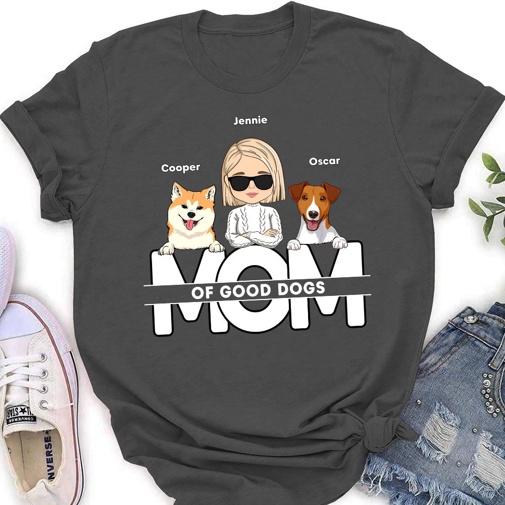 Personalized Dad Of Good Dogs Women's T-shirt - Ideal Gift for Pet Lovers