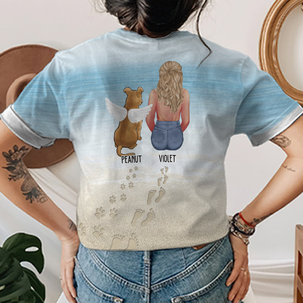 Never Walk Alone - Customizable All-Over Print Comfort T-Shirt