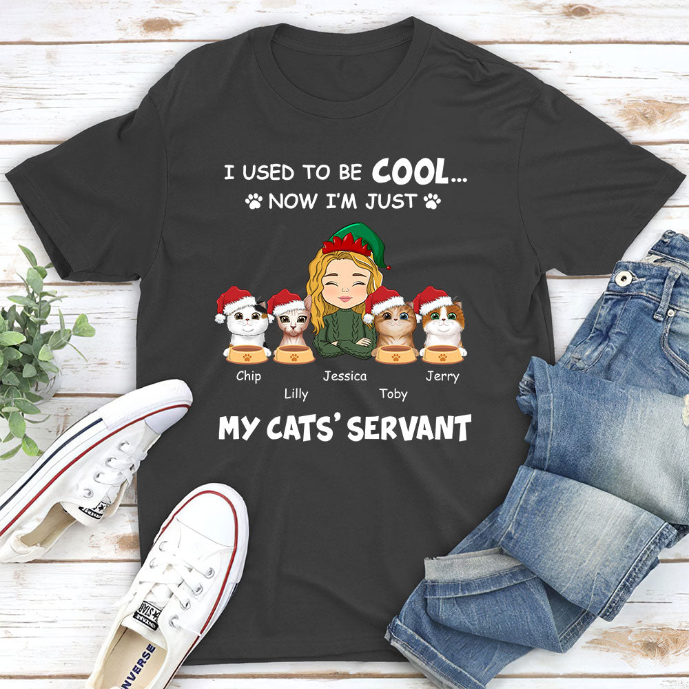 My Cat Servant - Customizable Unisex Personalized Cat Lover T-shirt