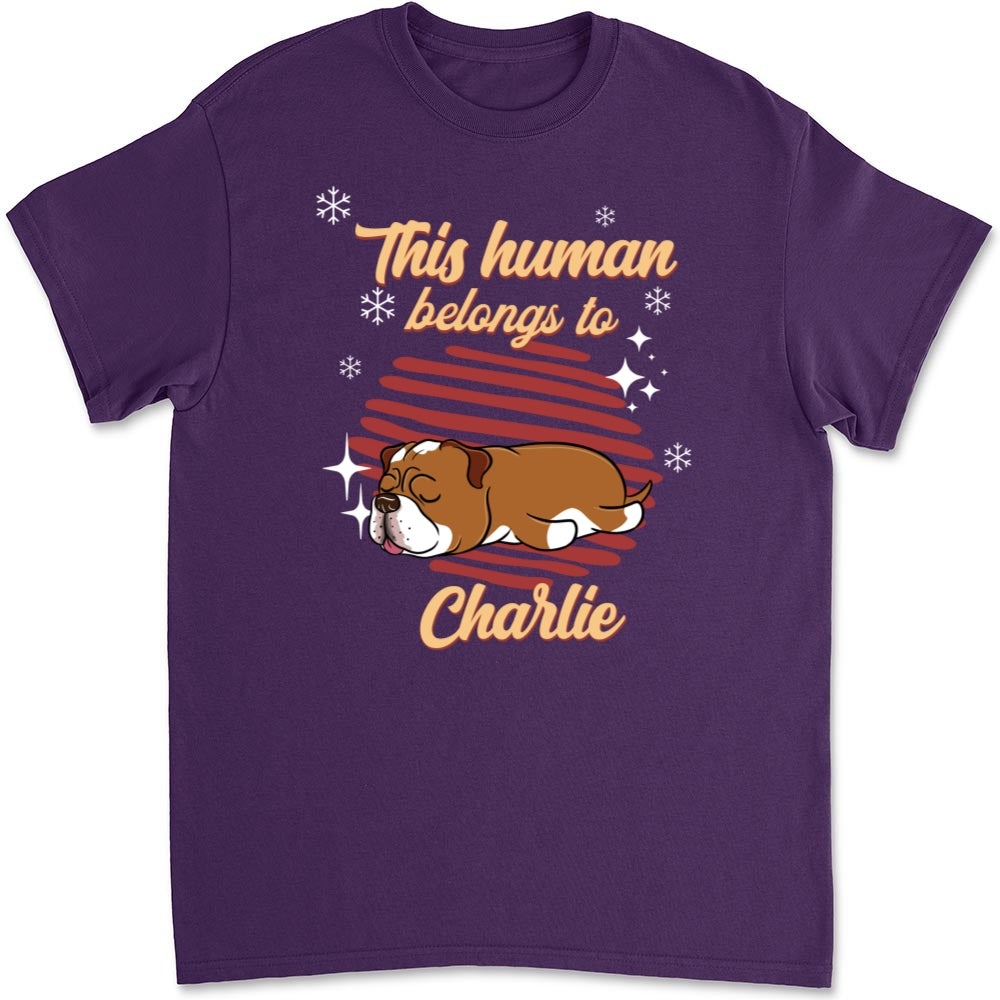 Personalized Custom Unisex 'Belongs To Me' T-shirt - Ideal Gift for Pet Lovers