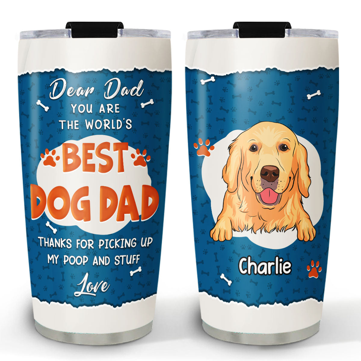 Personalized 'Thanks for Picking Up My Poo' Custom Tumbler - Ideal for All Occasions