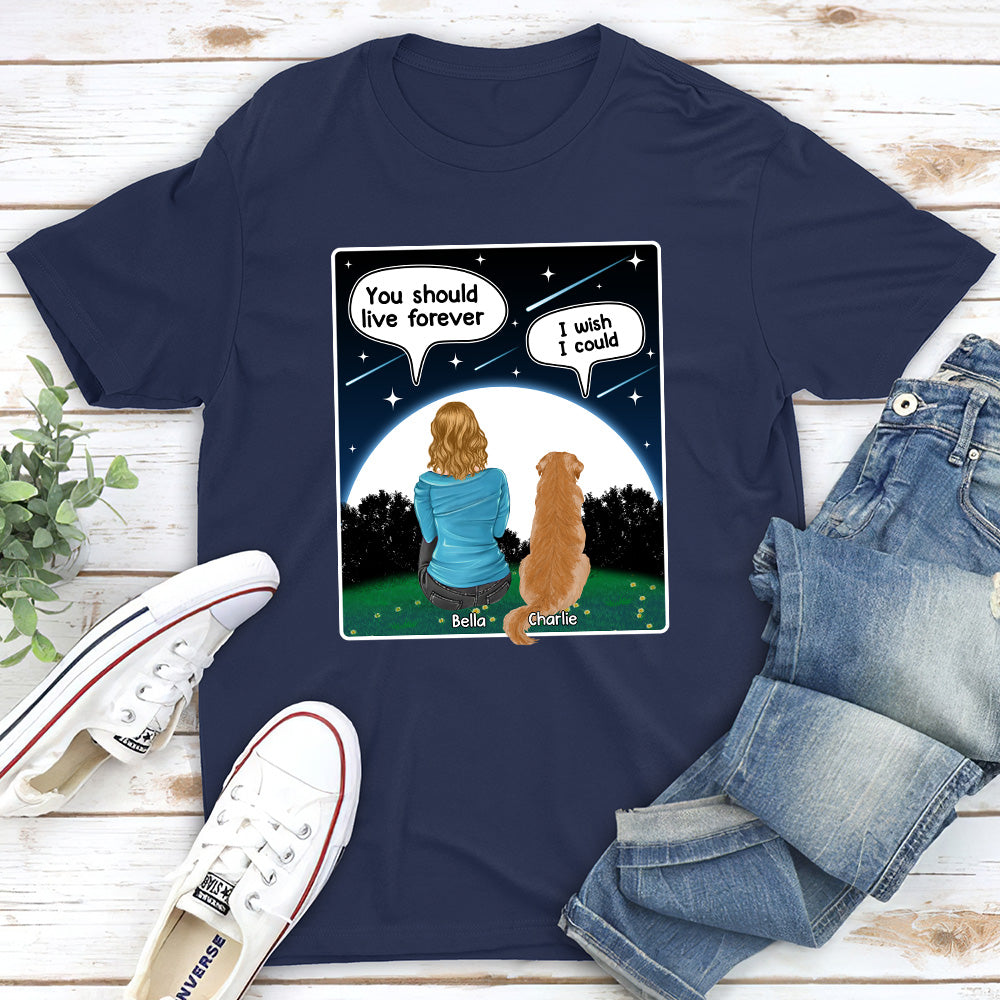 I Wish - Customizable Unisex Personalized Pet Lover T-shirt
