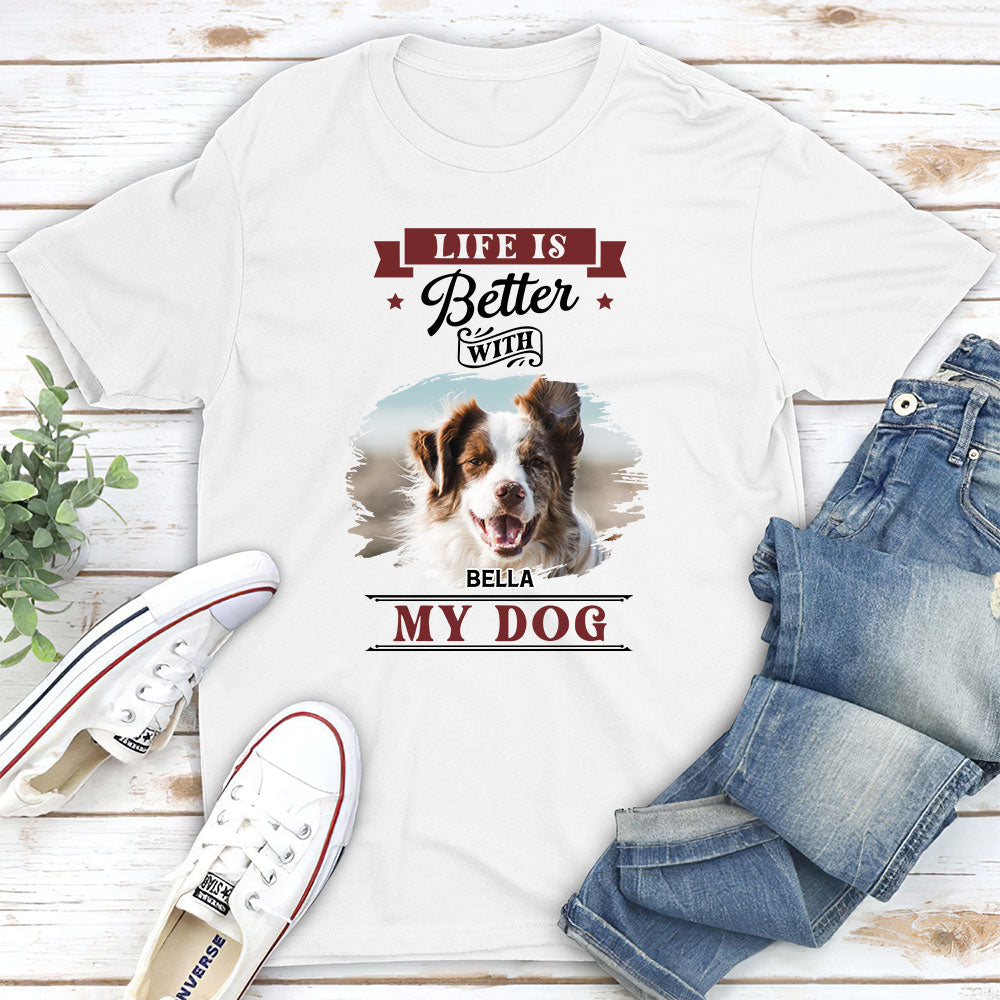 Personalized Custom Unisex Dog Lover T-shirt: A Perfect Gift for Dog Owners