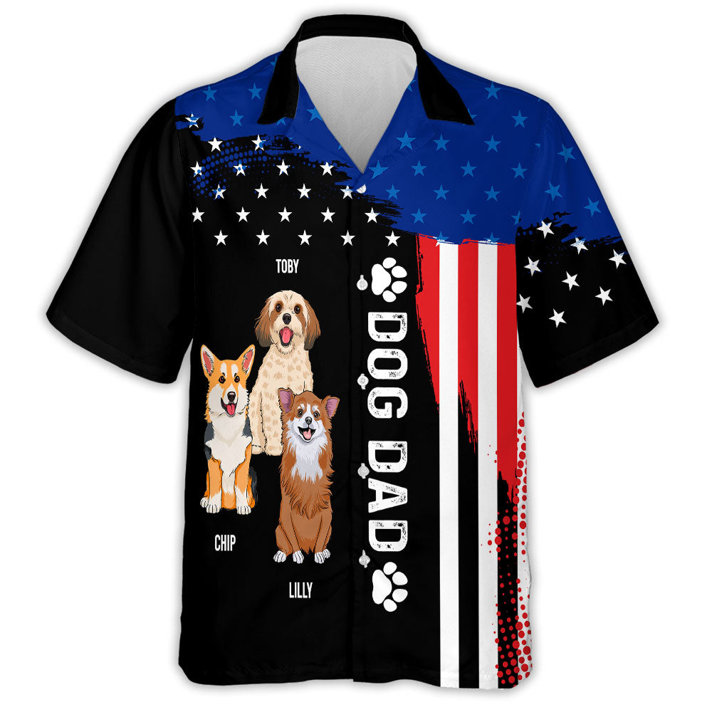 Customizable American Dog Hawaiian Shirt - Personalized for Pet Lovers