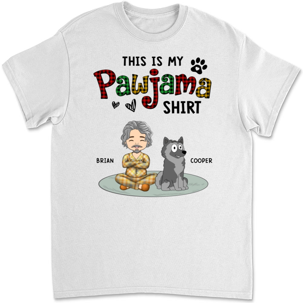 Personalized Pawjama Unisex T-Shirt - Version 3 for Pet Lovers