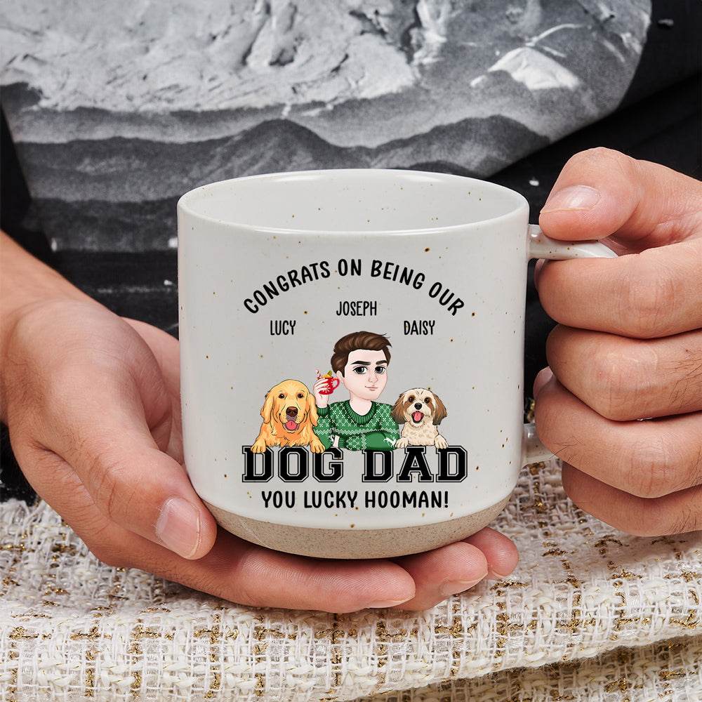You Lucky Hooman - Exquisite Personalized Custom Ceramic Mug