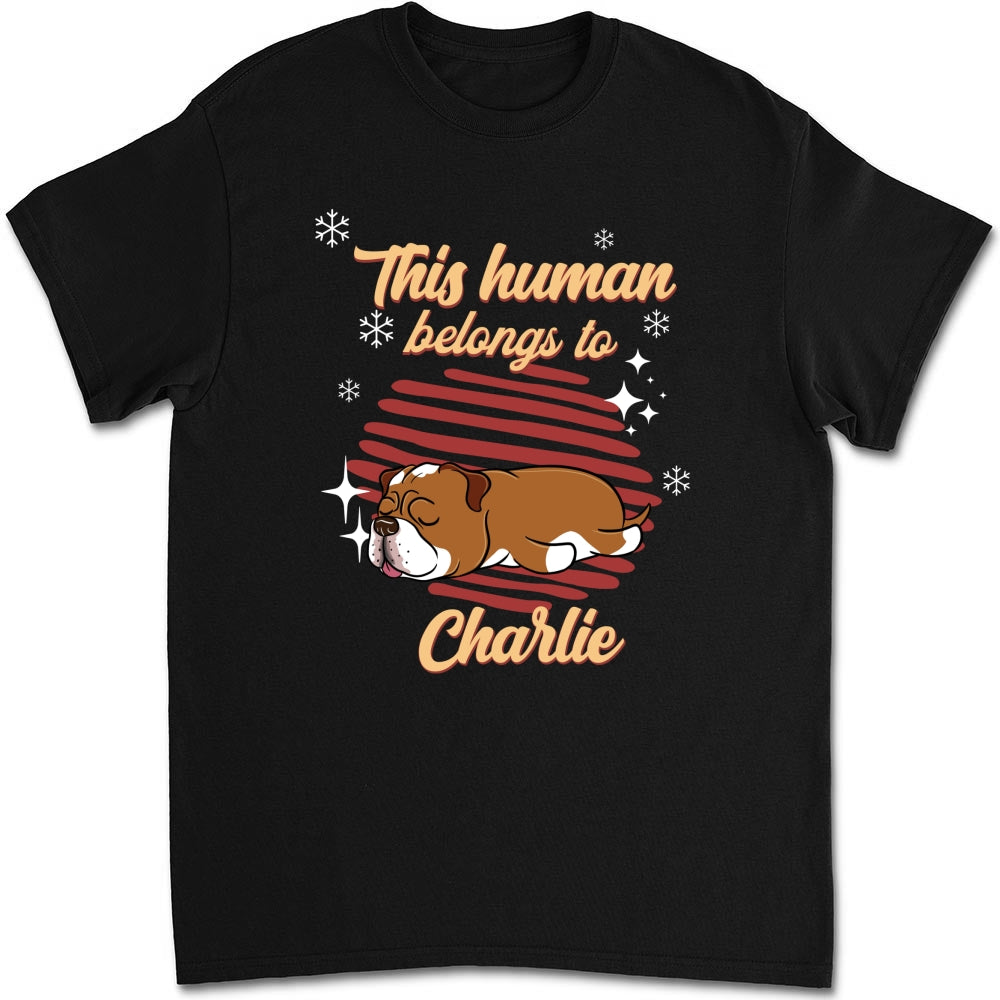Personalized Custom Unisex 'Belongs To Me' T-shirt - Ideal Gift for Pet Lovers