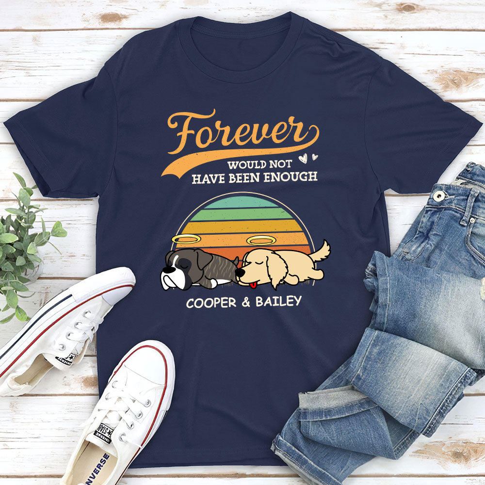 Forever - Customizable Unisex Personalized Memorial T-shirt for Pet Lovers