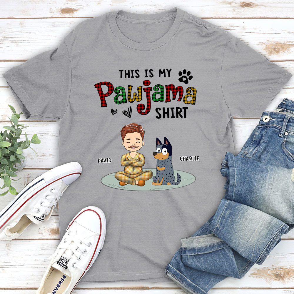 Personalized Pawjama Unisex T-Shirt - Version 3 for Pet Lovers