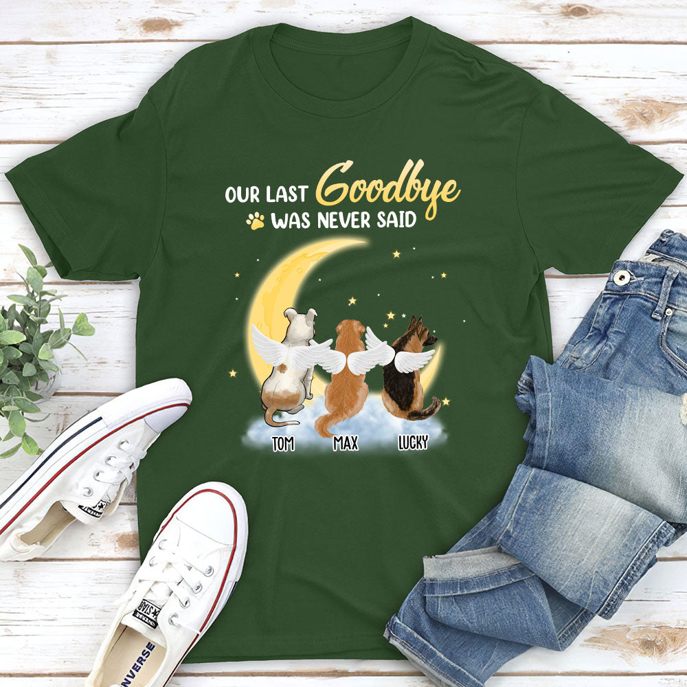 Last Goodbye - Customizable Unisex Pet Lover's Personalized T-shirt