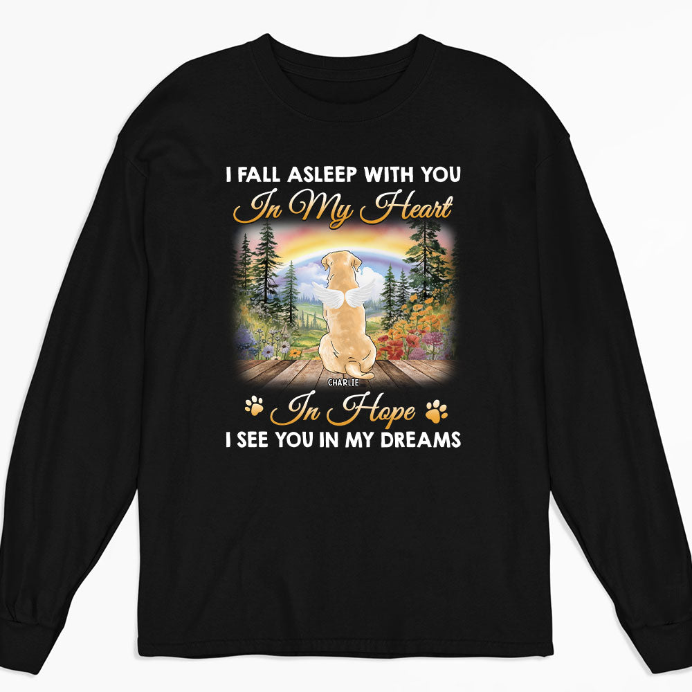 Dreamy Personalized Custom Long Sleeve T - shirt for Pet Lovers