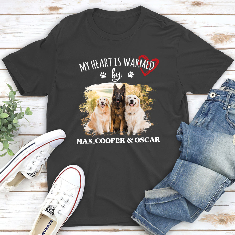 Heart - warming Personalized Unisex Pet Lover T - shirt