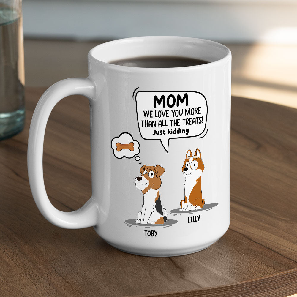 Just Kidding - Customizable Personalized Coffee Mug for Pet Lovers
