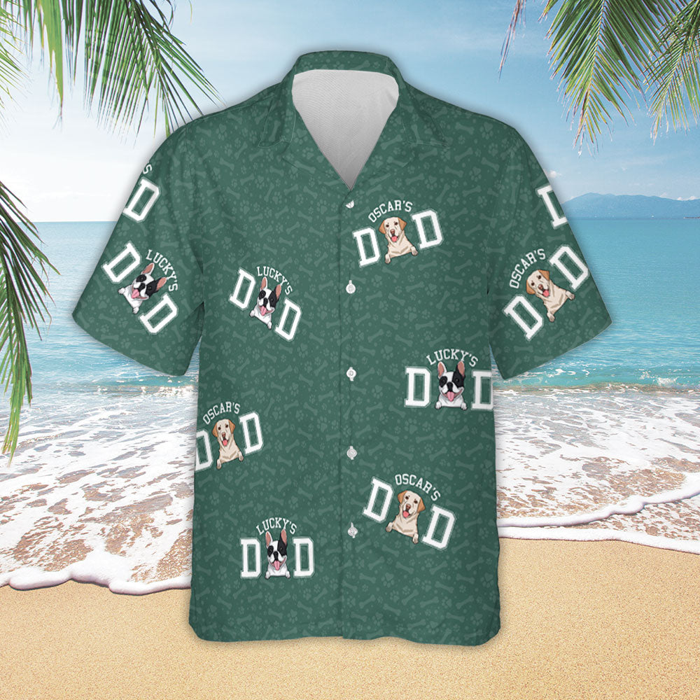 Summer Personalized Custom Hawaiian Shirt for Dog Dads - Unique Pet Lover's Gift