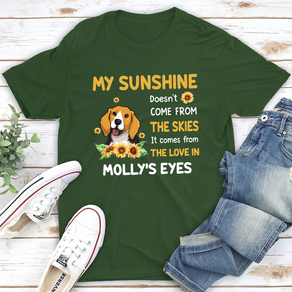 Customizable My Dog Eyes Unisex T-shirt - Ideal Gift for Pet Lovers