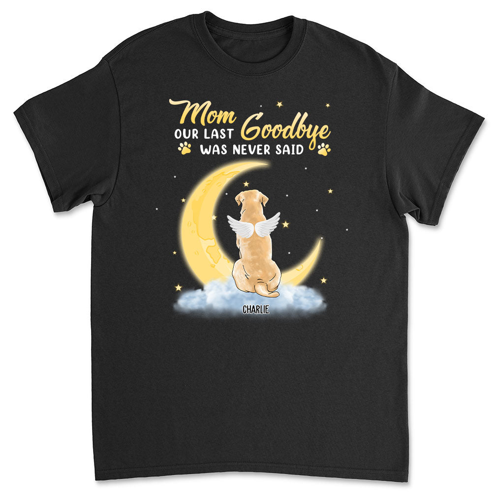Personalized Unisex 'Our Last Goodbye' T-shirt for Pet Lovers