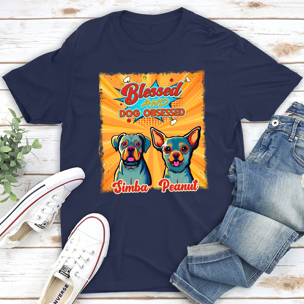 Dog Obsessed - Customizable Unisex Personalized T - shirt for Pet Lovers