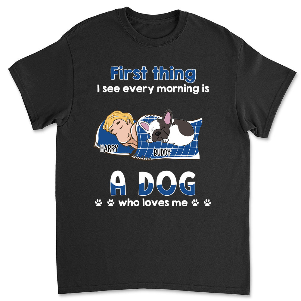 Morning Delight - Personalized Unisex Pet Lover T-shirt