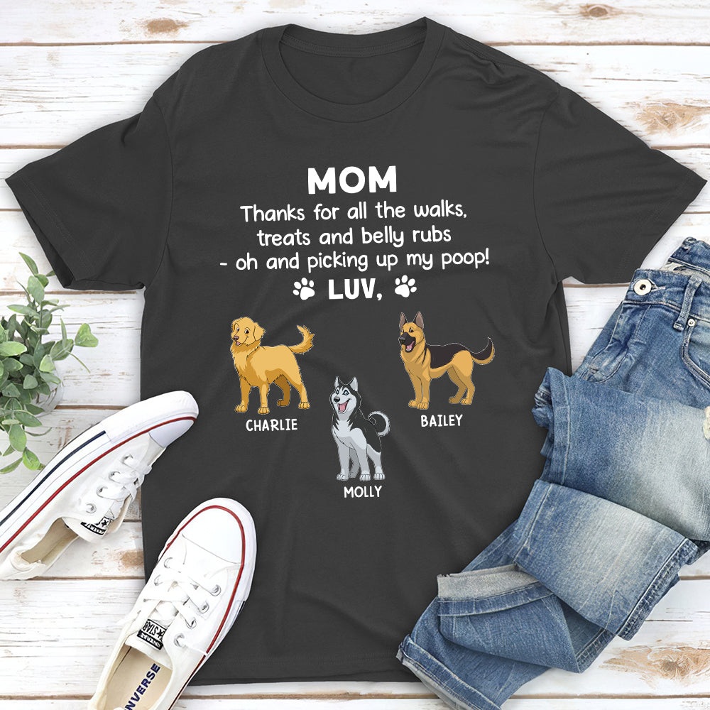 Thanks My Dad - Customizable Unisex Personalized T - shirt for Pet Lovers