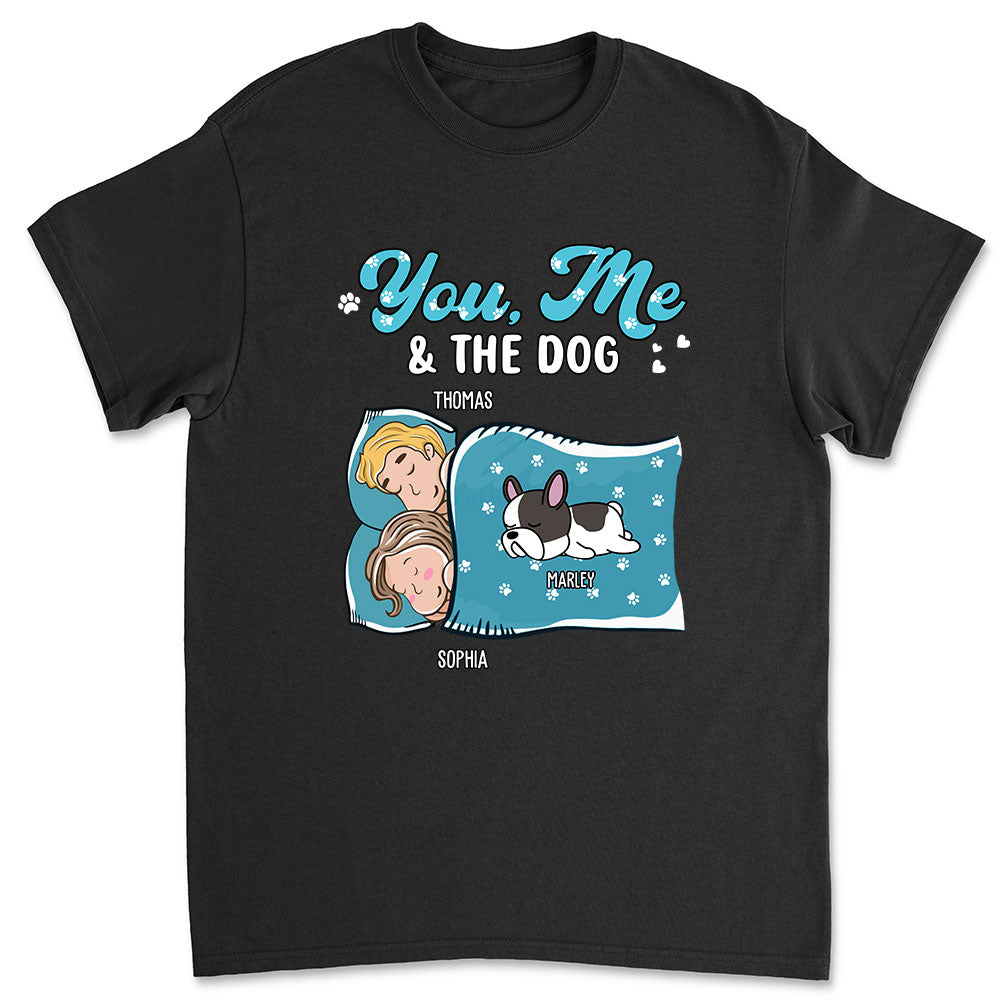 Personalized 'You, Me, and the Dogs' Unisex Sleepshirt - Ideal Gift for Pet Lovers