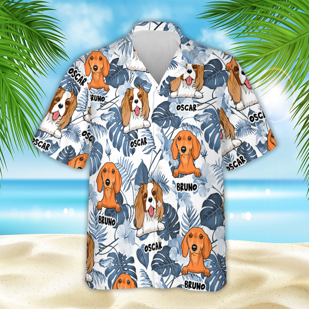 Customizable Summer Hawaiian Shirt Featuring Your Beloved Dog