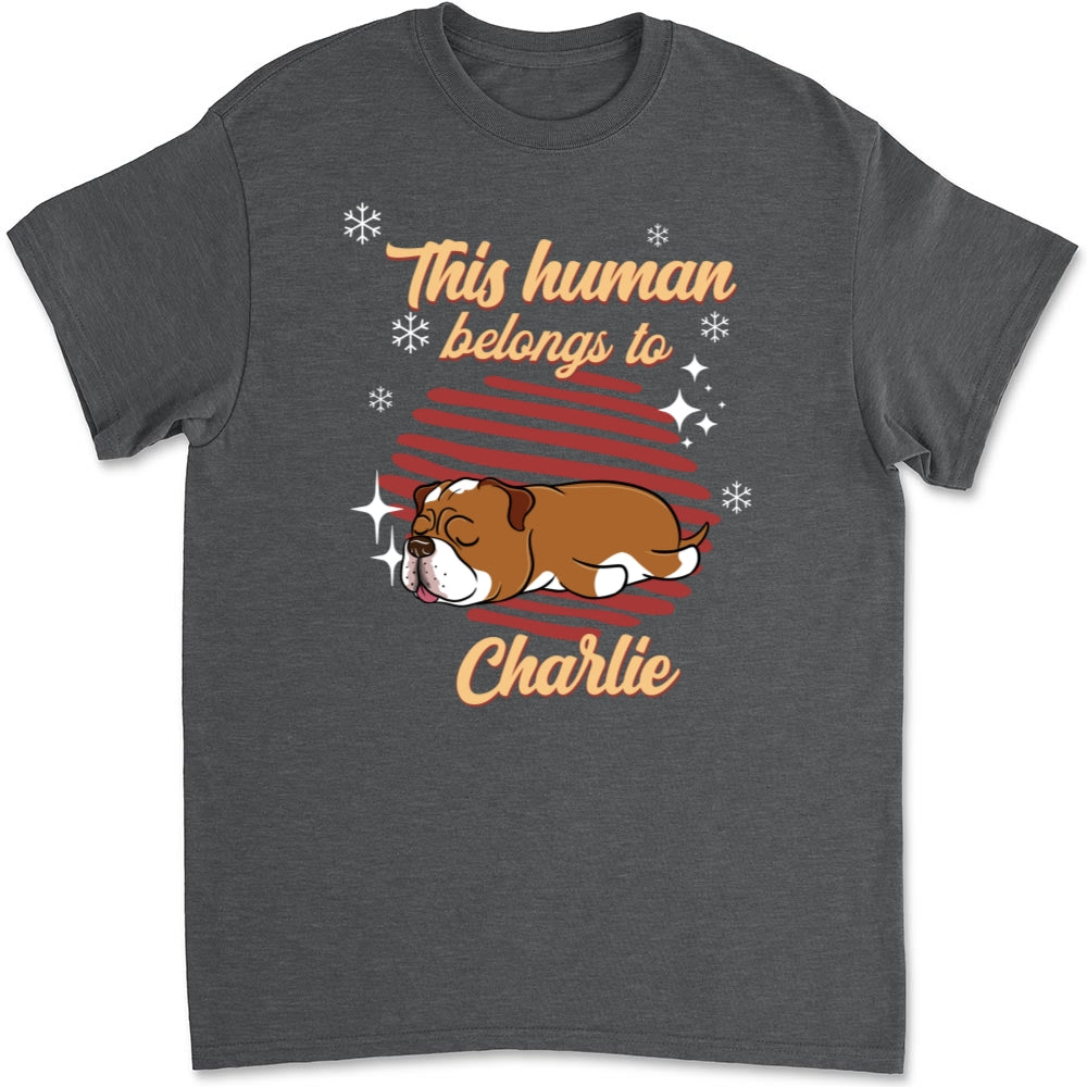 Personalized Custom Unisex 'Belongs To Me' T-shirt - Ideal Gift for Pet Lovers